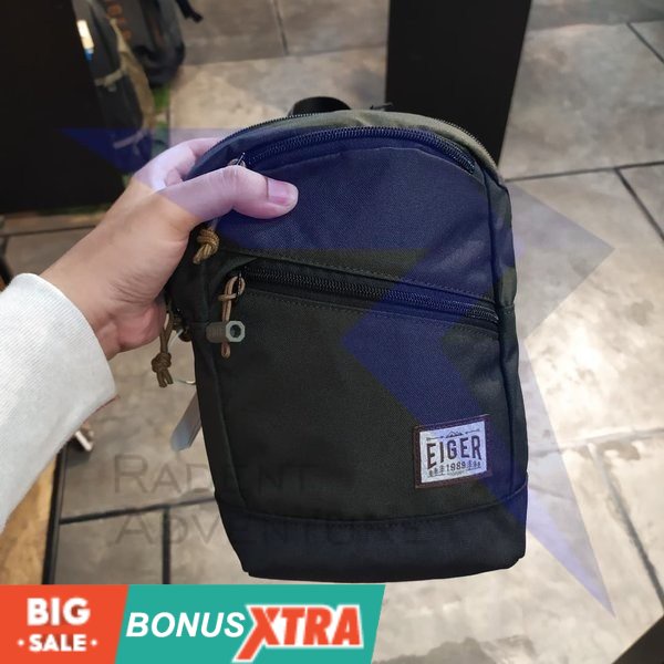 Tas Selempang EIGER1989 Quest Pouch Bag 3L 91000 4907 Olive Original Cowok MURAH KEREN AWET
