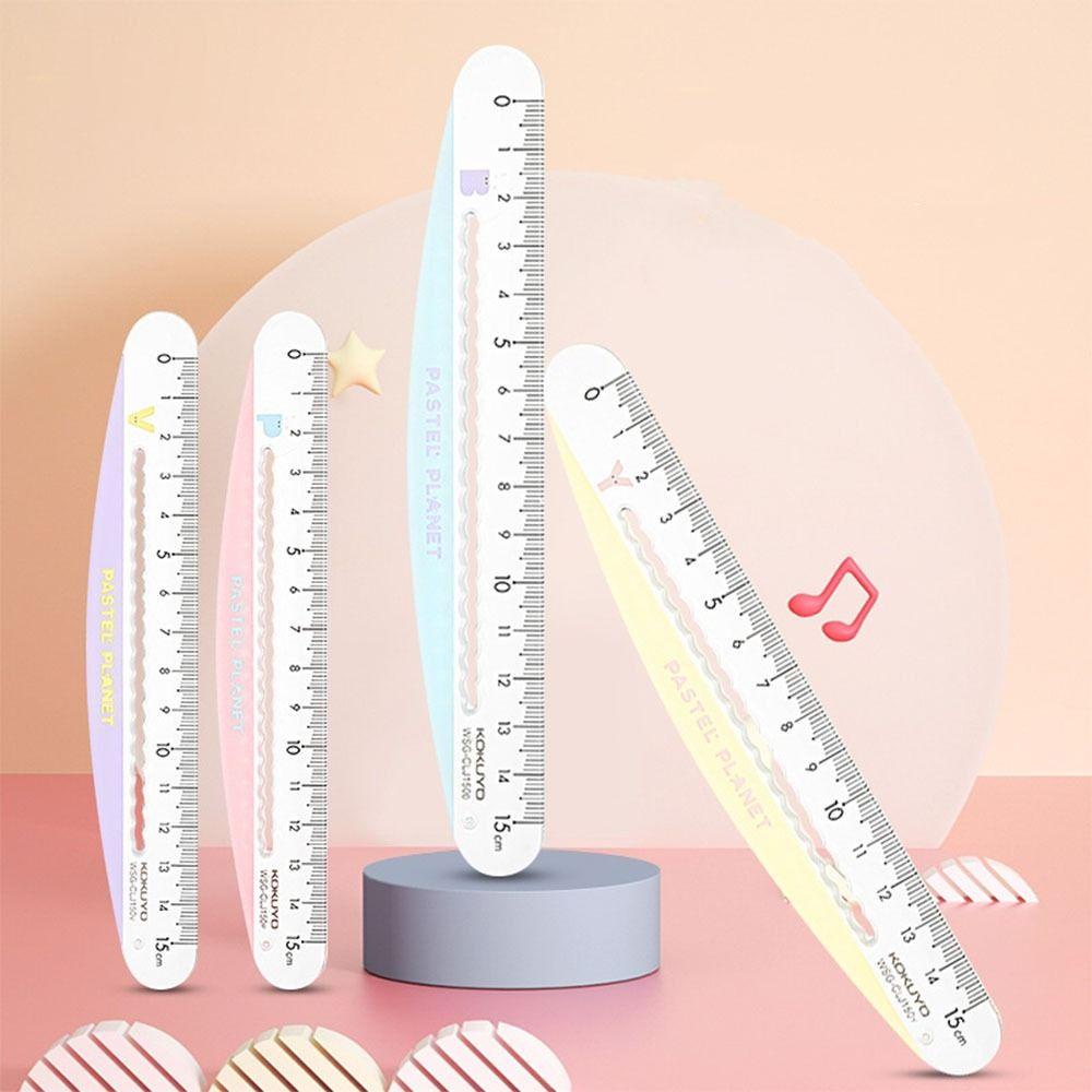 [Elegan] Penggaris Liner Lurus 15cm Multifungsi Desainer Artis Siswa Alat Tulis Alat Ukur Perlengkapan Kantor Sekolah Geometri Measuring Ruler