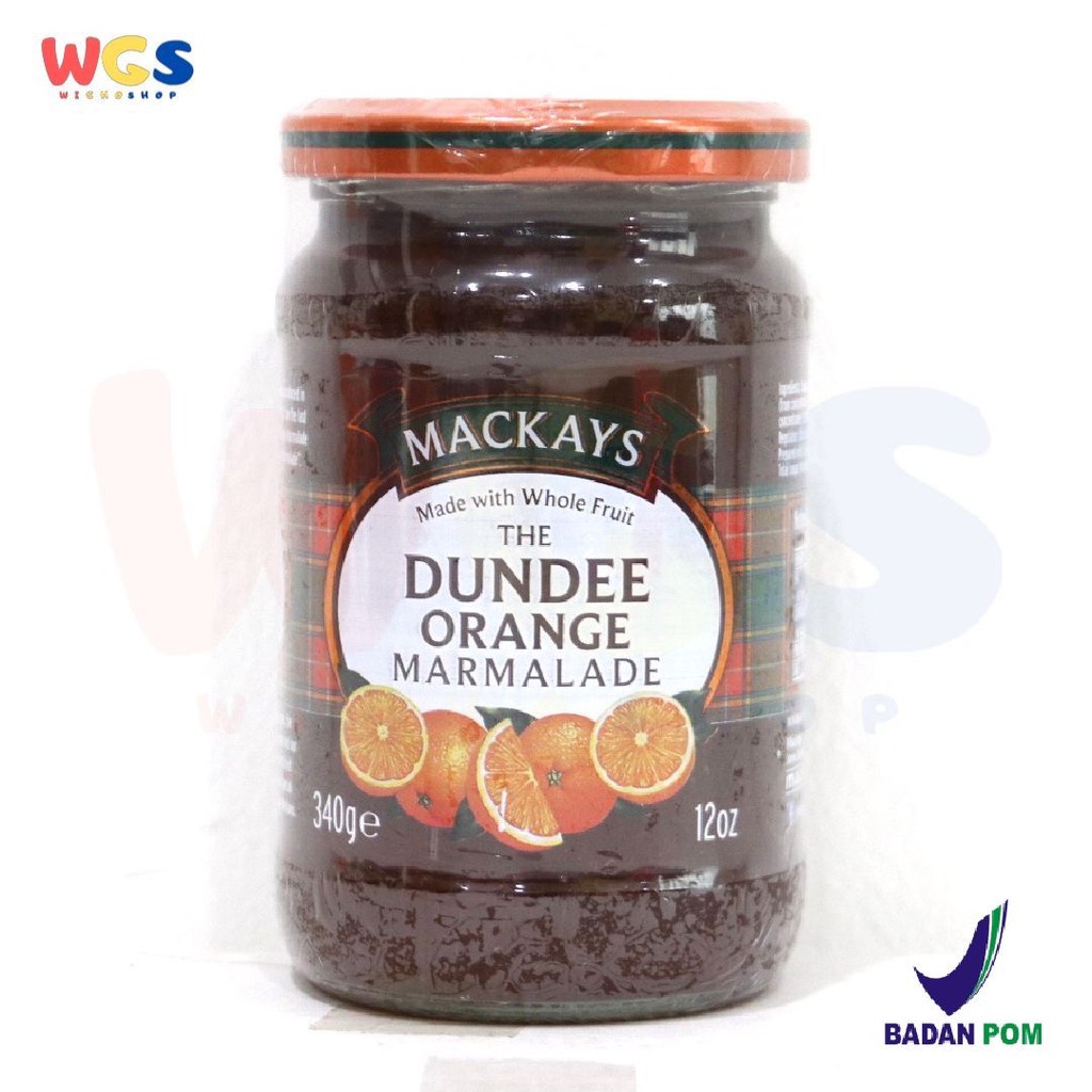 Selai Mackays Dundee Orange Marmalade Jam 340 gr - Selai Jeruk