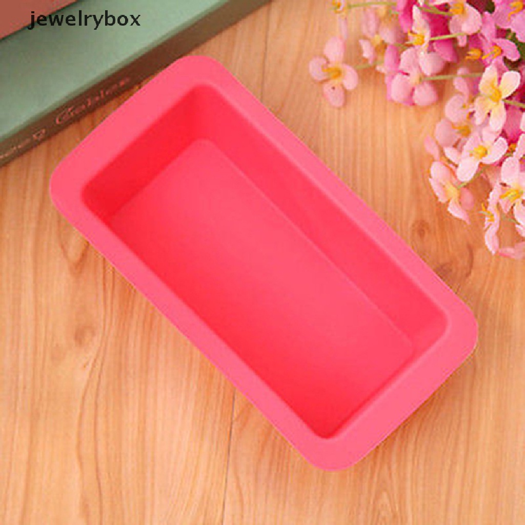 [jewelrybox] Persegi Panjang Silikon Non Stick Bread Loaf Cetakan Kue Bakeware Baking Pan Cetakan Oven  Butik