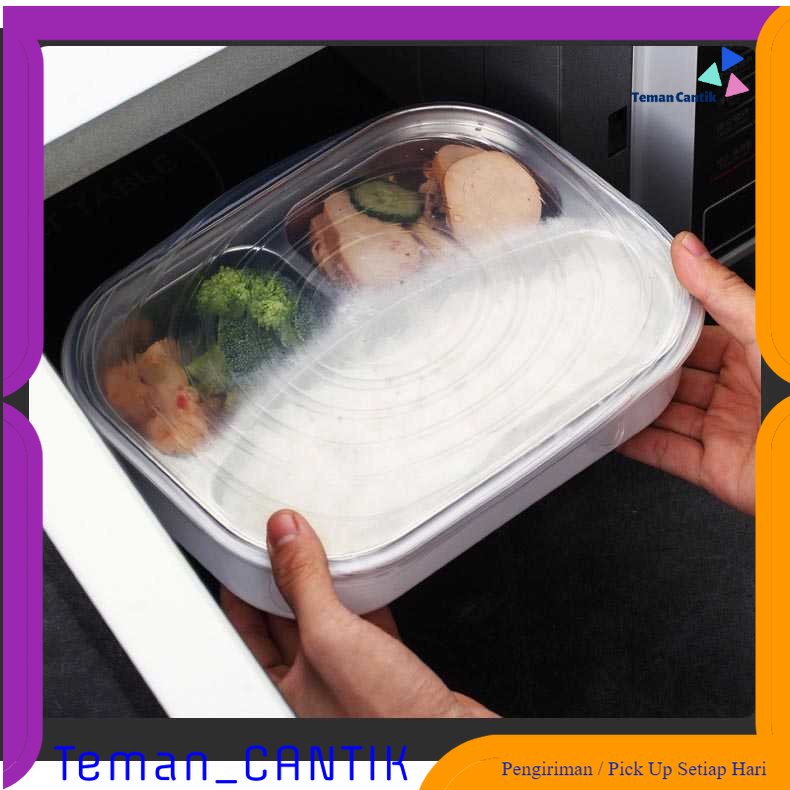 TC - DPR PULISI Silicone Penutup Makanan Stretch Food Cover Lid 6 PCS - G20055