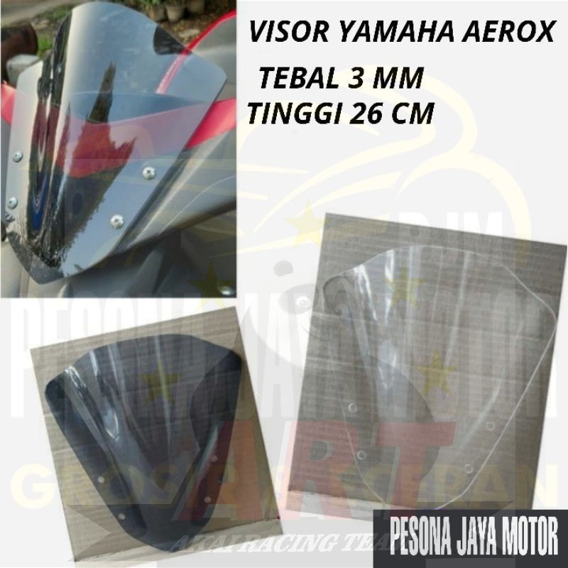 (BISA COD) New Visor Aerox Winshield Aerox Model Scetbill Kuaitas Terbaik