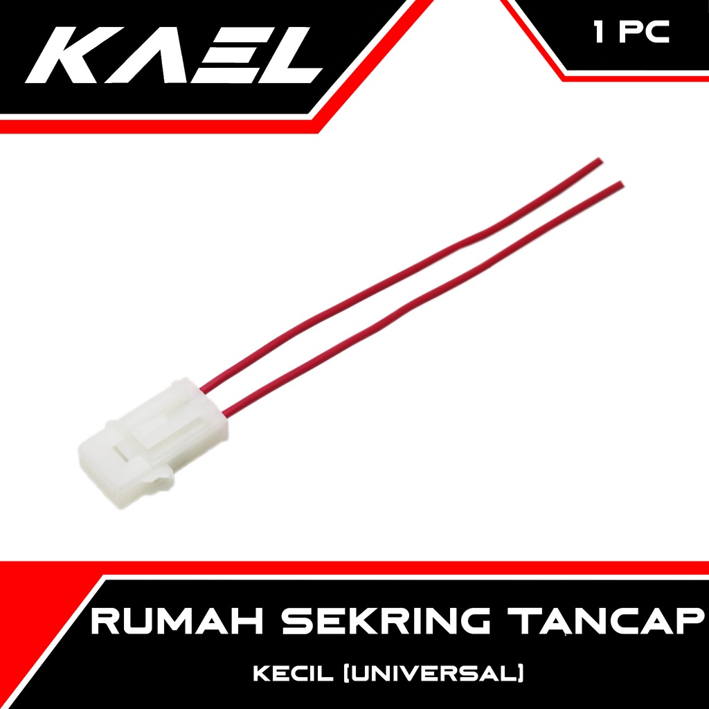 Rumah Sekring Tancap Kecil Universal Dudukan Sekering Sikring Fuse Box Mini Untuk Semua Jenis Motor