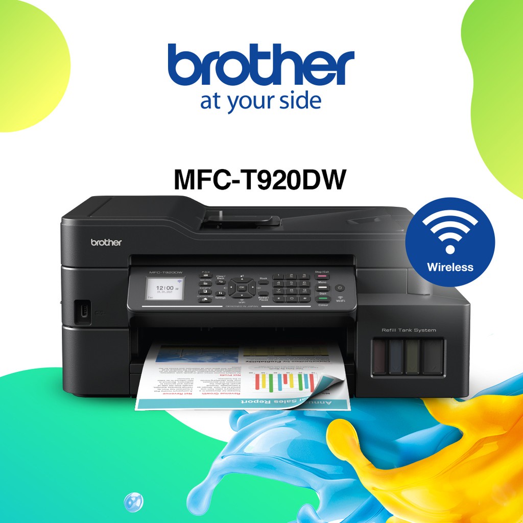 PRINTER BROTHER MFC T920DW / T 920DW INKJET WIRELESS MULTI FUNCTION FAX+ADF GARANSI RESMI