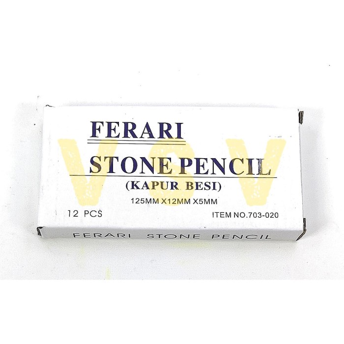 

Ferari kapur besi / stone pencil / kapur besi ferari