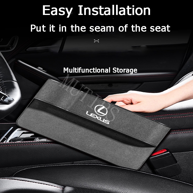 Lexus Car Seat Gap Filler Storage Organizer Box Multifungsi Kompartemen Handphone Cup Holder Bag Untuk LX570 CT200H NX250 rx 570 RX300 RX350 LX470 IS NX ES