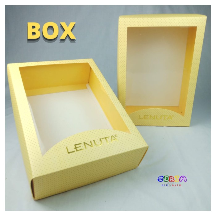 

⭐BISA COD⭐ Kotak Box Rudolf/Lenuta Untuk Semua Jenis Gift Handuk - box lenuta