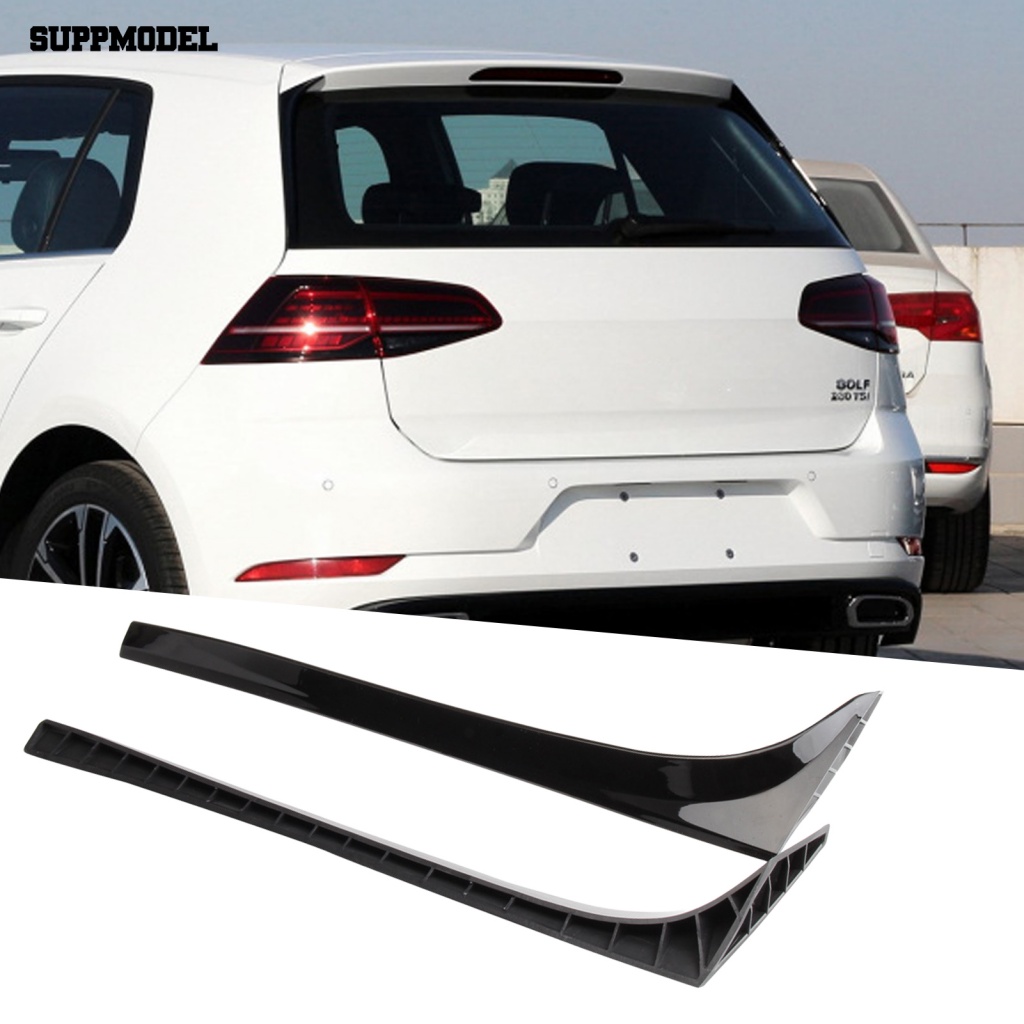 Suppmodel 1pasang Mobil Dekorasi Body Spoiler Mobil Side Rear Splitter Self-adhesive Untuk VW Golf7 MK7 2014-2018