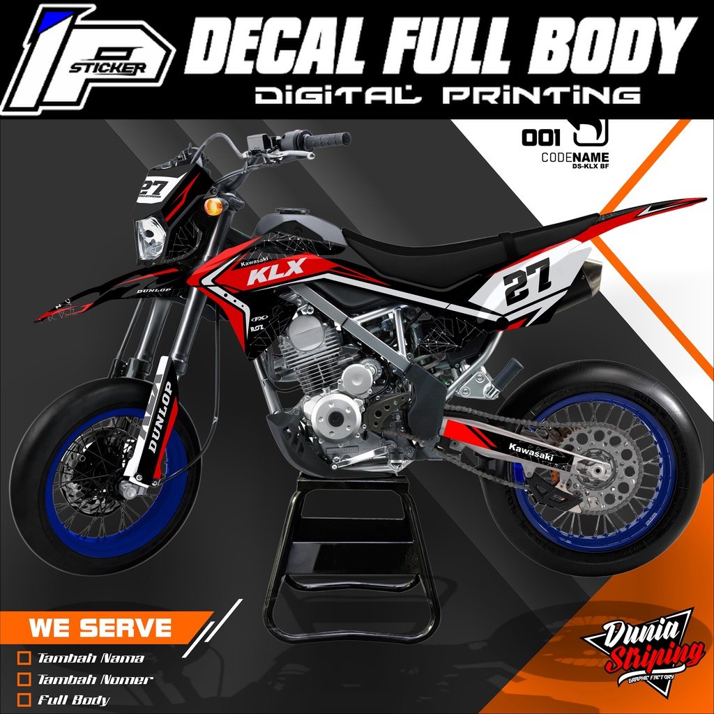 DECAL STIKER KLX 150 BF/G/SE FULL BODY