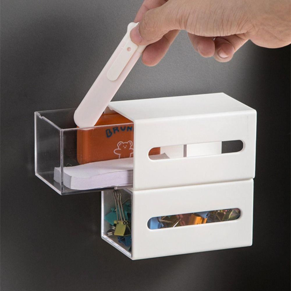 CHOOKYY Chookyy Kotak Penyimpanan Tempat Penyimpanan Make Up Yang Dipasang Di Dinding Desktop Organizer Tempat Penyimpanan Bawah Meja