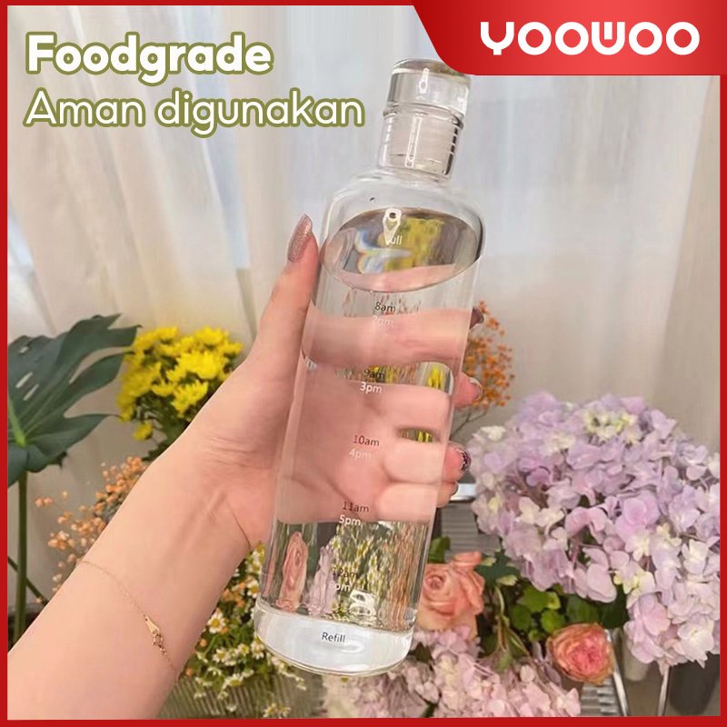 Botol minum 500ml &amp; 750ml / botol transparan / botol olahraga / botol portable