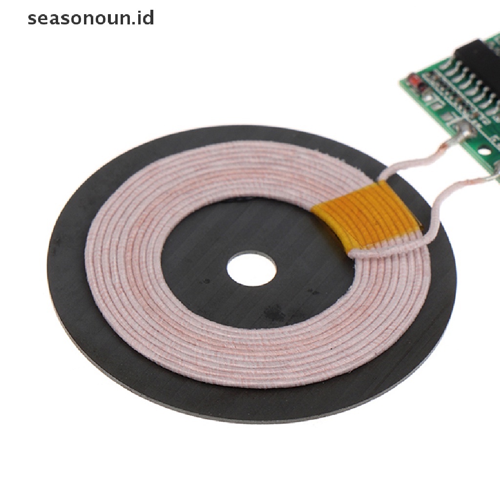 Seasonoun 15W Qi Pemancar Modul Charger Nirkabel Cepat Dengan Box PCBA Circuit Board Coil DIY Port Tipe-c.