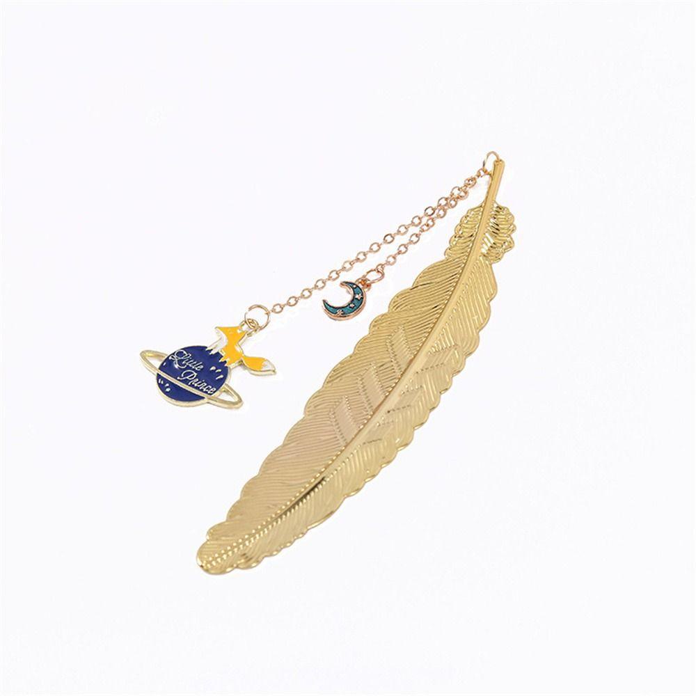 Lanfy Bookmark Perlengkapan Kantor Perlengkapan Sekolah Siswa Pangeran Kecil Untuk Pembaca Seri Planet Bookmark Liontin