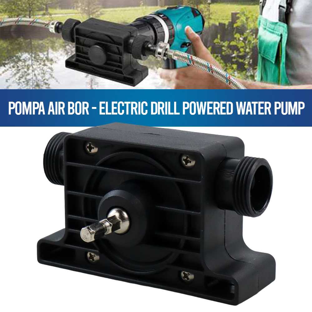 (BISA COD) FTIHSHP  Pompa Air Bor Electric Drill Powered Water Pump - M8AK