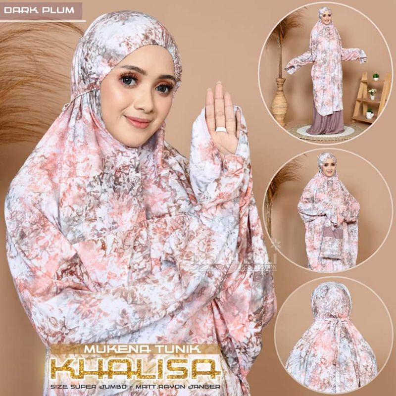 AP43TM MUKENA TUNIK BALI KHALISA & AZKADINA ATAS BAWAH BERLENGAN