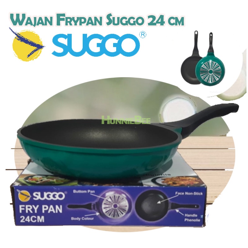 SUGGO Fry Pan Wajan Penggorengan Anti Lengket 24cm ZARAZUSTORE