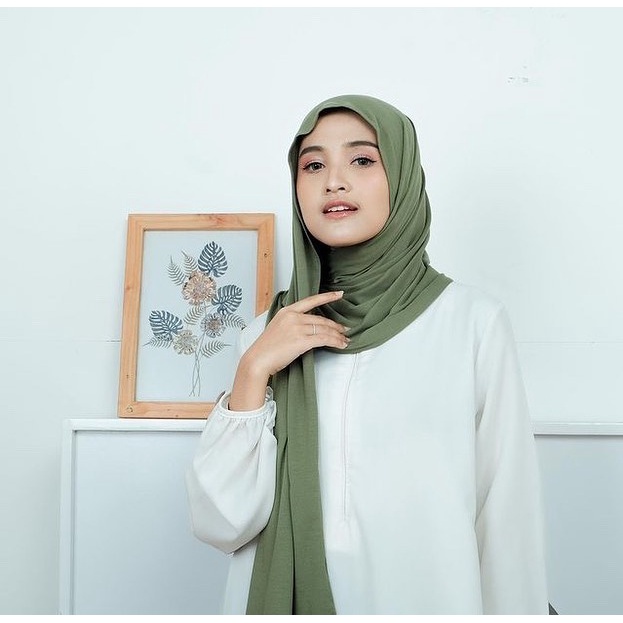 𝗖𝗮𝗿𝗲.𝗶𝗻 Pashmina Jersey Kaos Flowy 180x75 PREMIUM QUALITY