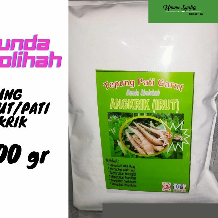 

tepung bubur irut GARUT PATI IRUT 0.5kg herbal maagh,gerd&asam lambung