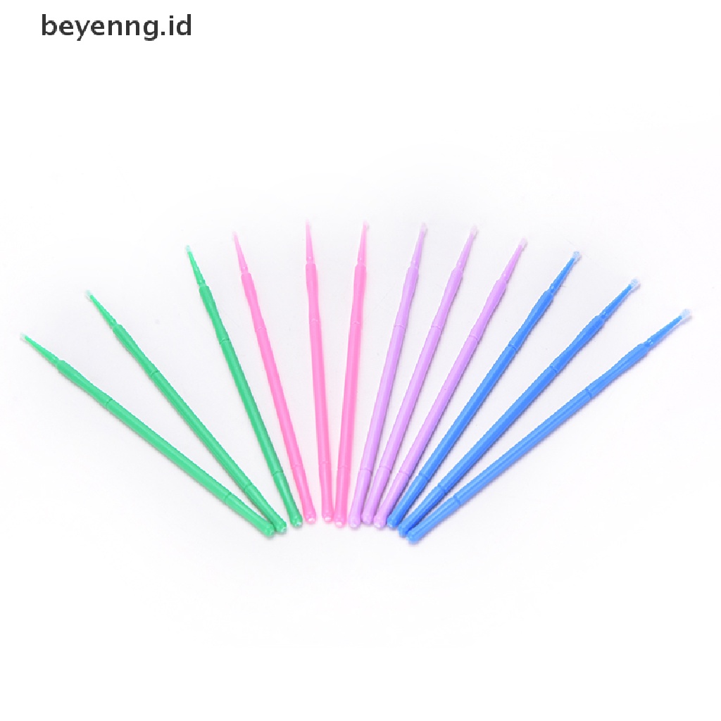 Beyen Sikat Makeup Sekali Pakai Alat Penghilang Bulu Mata Individu Swab Micro brushes Eyelash Extension Tools ID