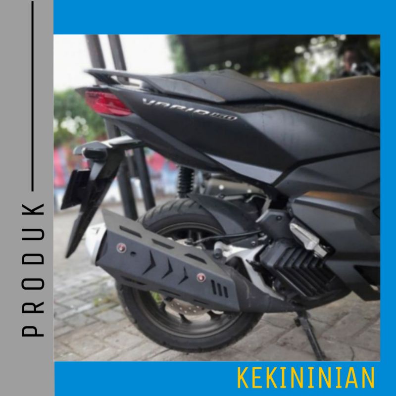 Cover Tutup Knalpot VARIO 160 2022 2023 Robot Besi Kuat Motif Panah Garis