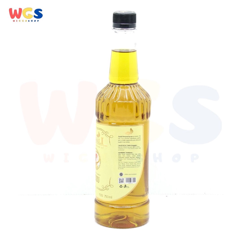 Syrup Denali YUZU Premium Quality Flavoured For Beverages 750ml