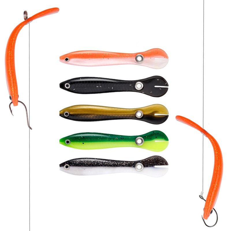 Soft Bionic Fishing Lure/Prey Realistic Moving Fishing Lure Umpan Pancing Wobbler Renang Umpan Umpan