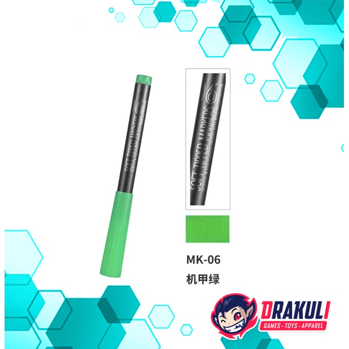 DSPIAE Soft Tipped Markers MK-06 Mecha Green