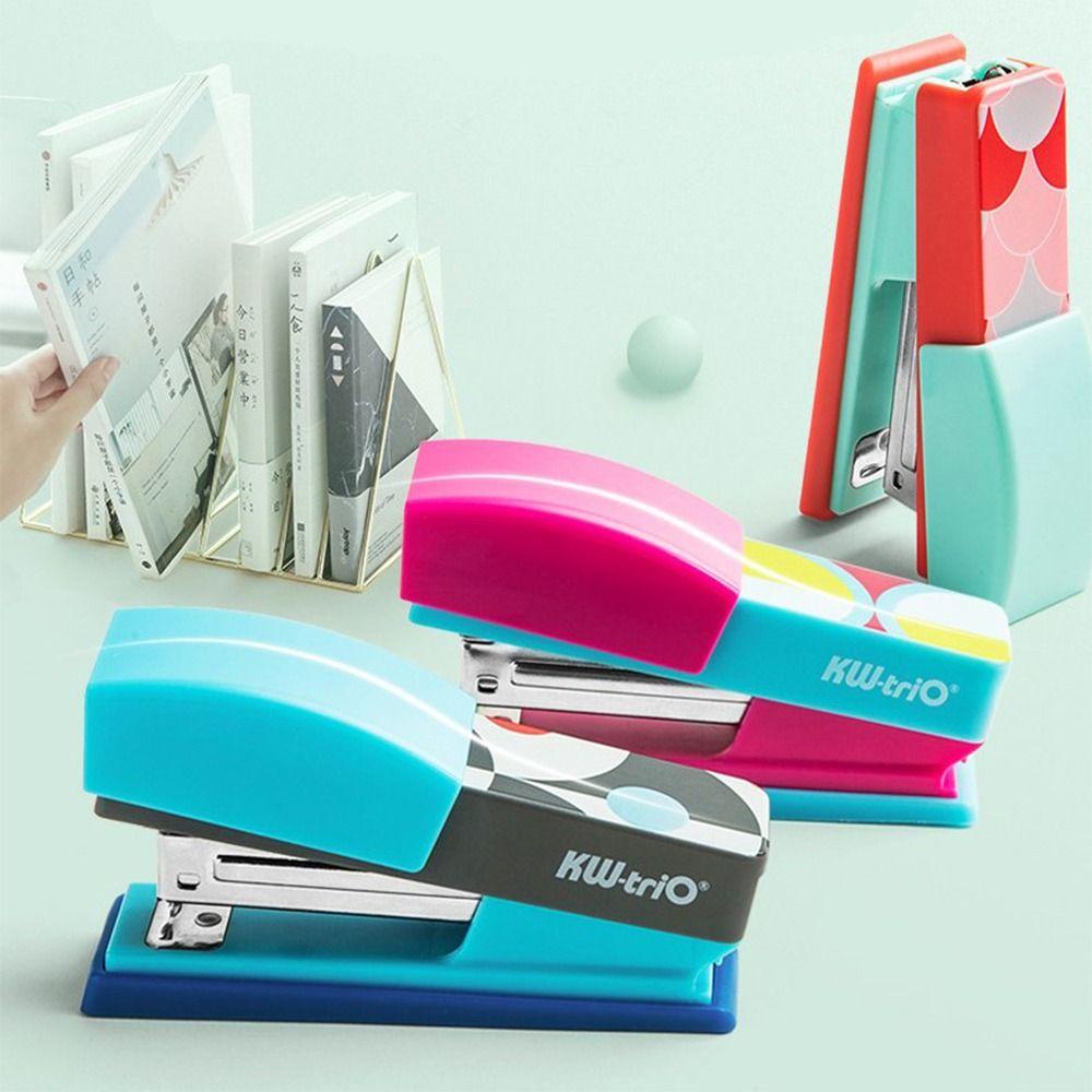 Mxbeauty Mini Pendulous Stapler Kreatif Siswa Kantor Aksesoris Perlengkapan Sekolah Alat Tulis Kertas Memperbaiki Kertas Pengikat Pemegang