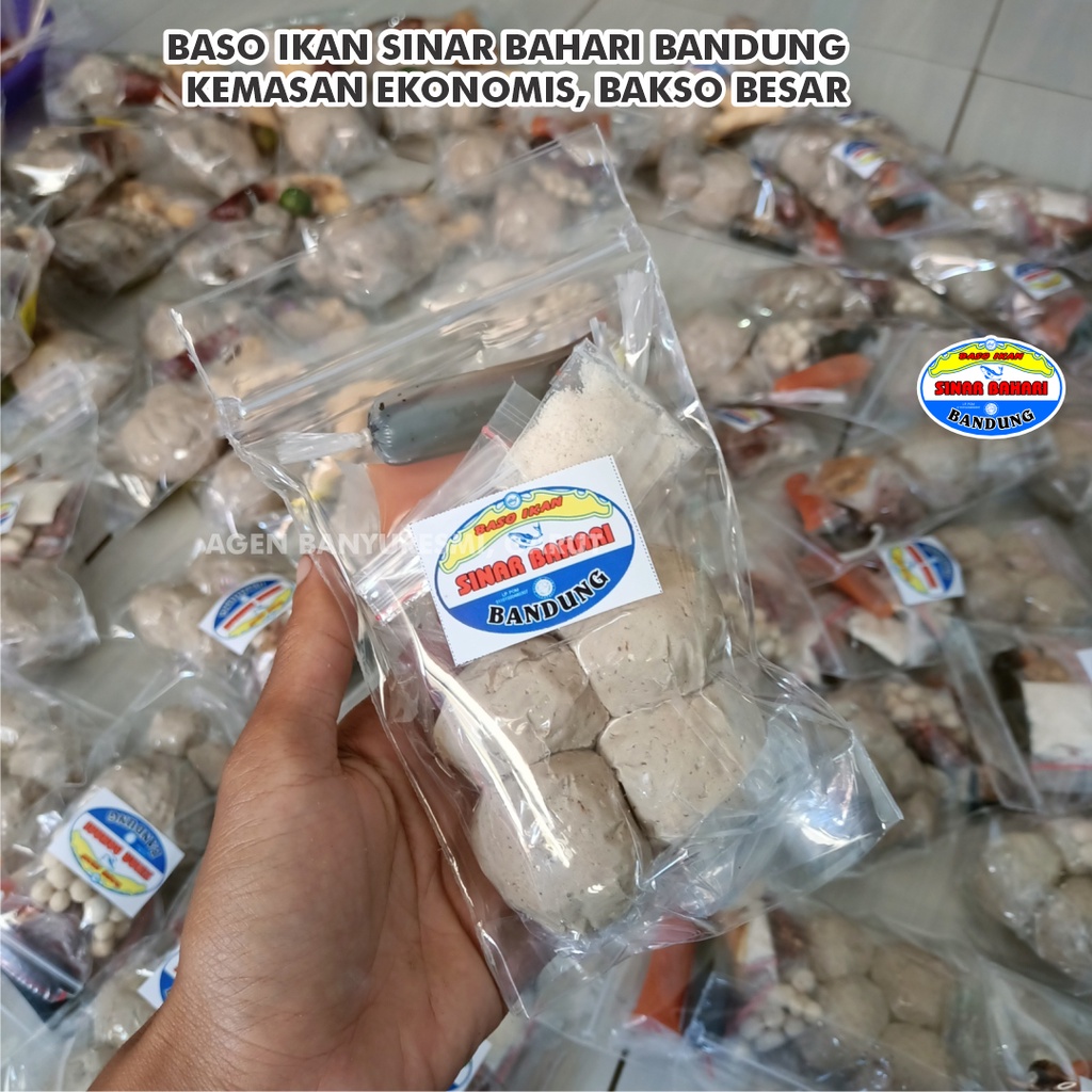 BAKSO / BASO IKAN SINAR BAHARI BANDUNG Kemasan Ekonomis 4 Bakso Ikan Besar