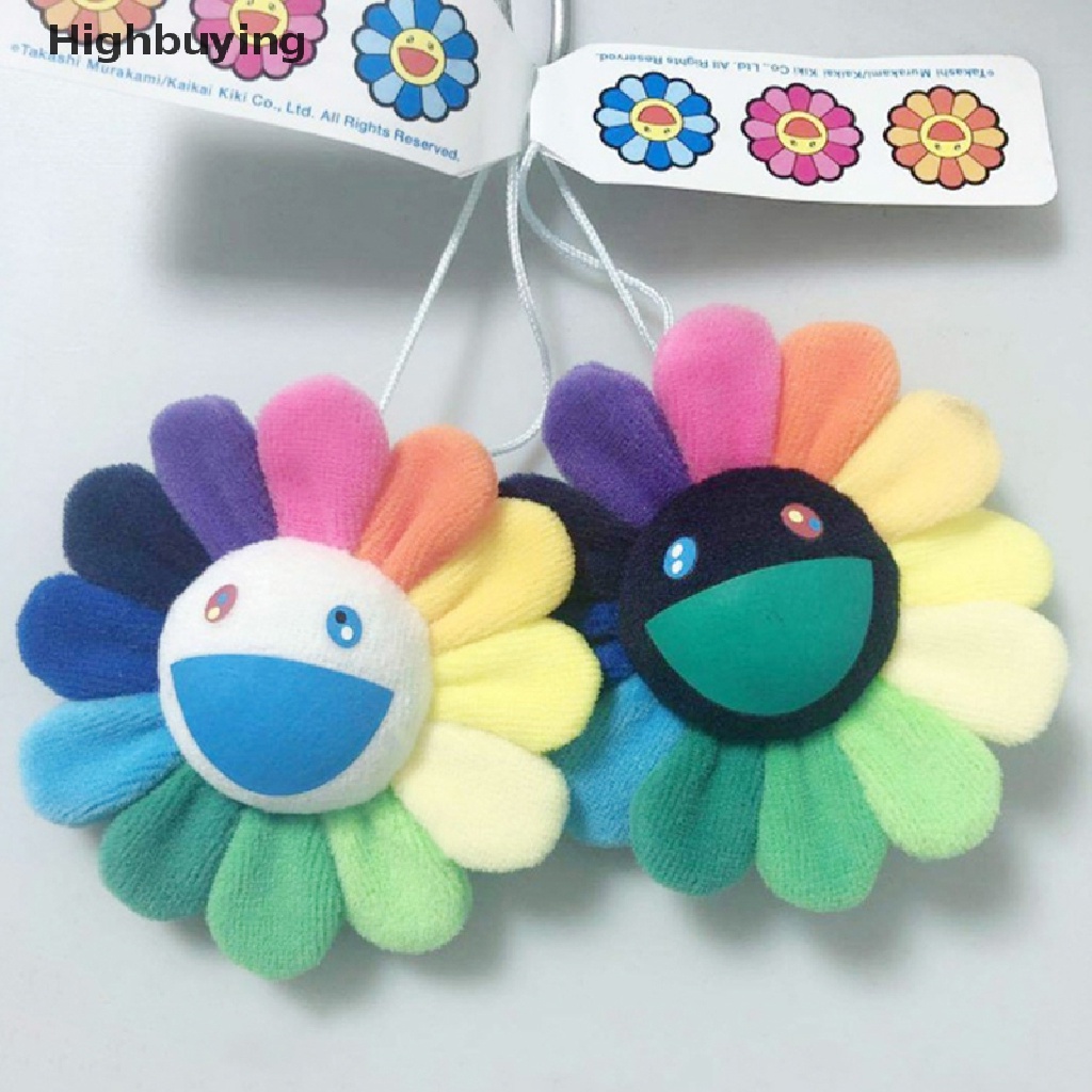 Hbid 1PCS Bros Bunga Matahari Liontin Mewah Warna-Warni Boneka Mainan Tas Sekolah Pria Dan Wanita Pasangan Lucu Bros Aksesoris Pakaian 8 cm Glory