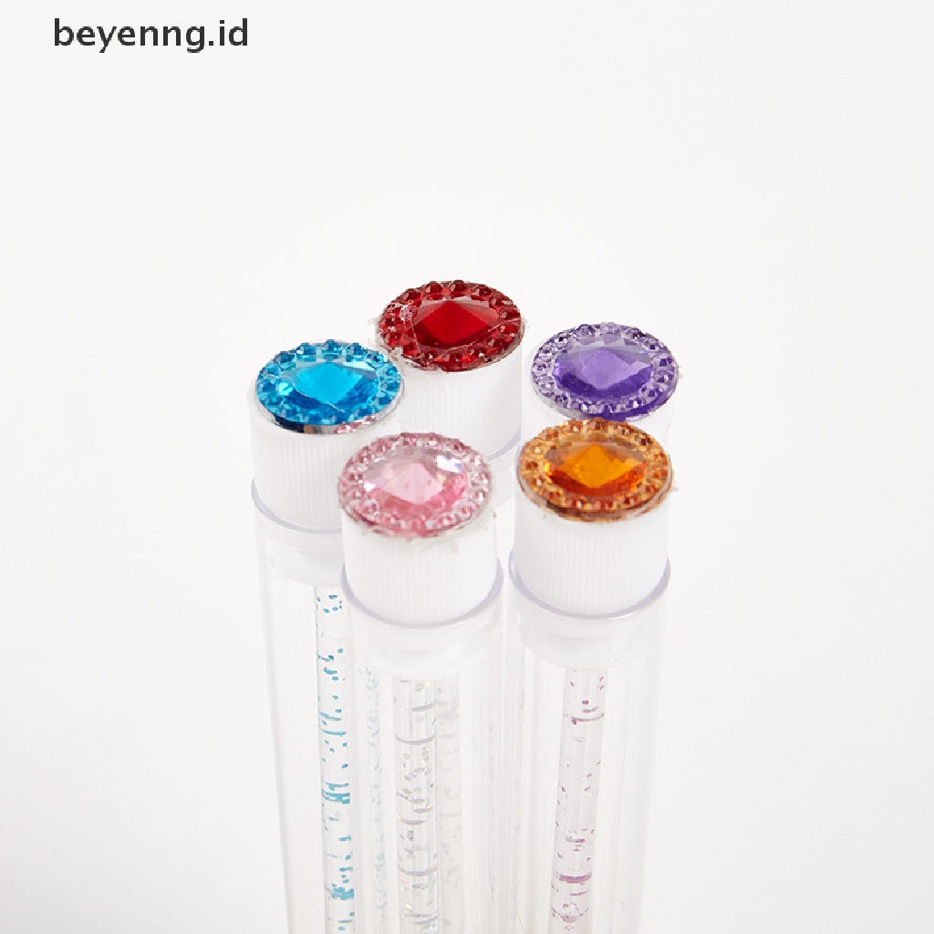 Beyen Sikat Alis Berlian Tabung Reusable Crystal Eyelash brush replaceable dust-proof ID