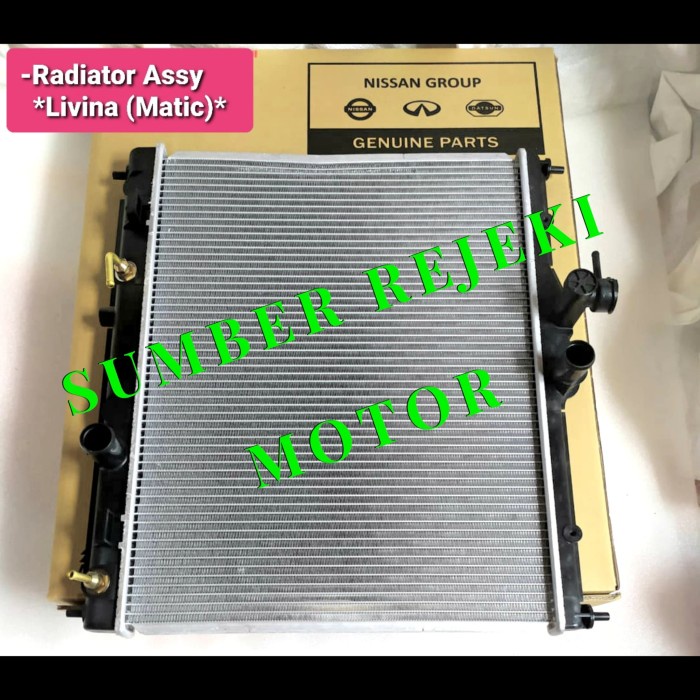 radiator assy livina matic radiator livina matic