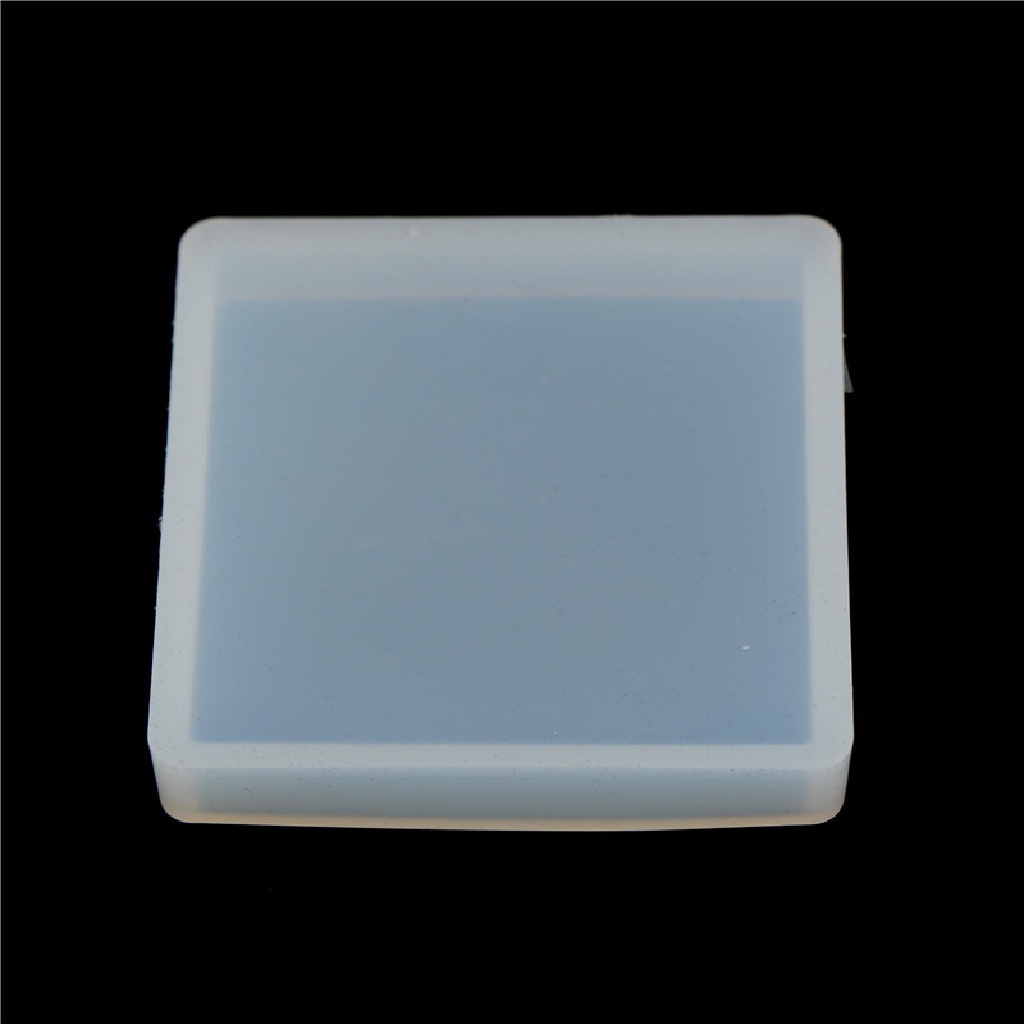 Prt Cetakan Silikon Bulat Persegi DIY Resin Hias Craft Jewelry Making Mold PRT