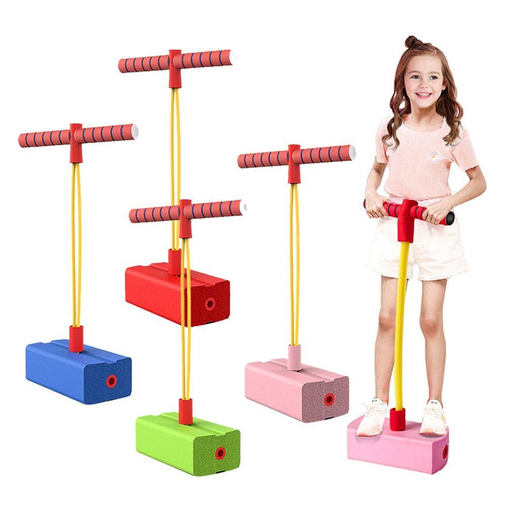 Mxbeauty Frog Jump Pole Mainan Anak Outdoor Fun Anak Laki-Laki Dan Perempuan Mainan Pantul Anak NBR Balance Trainer Toys