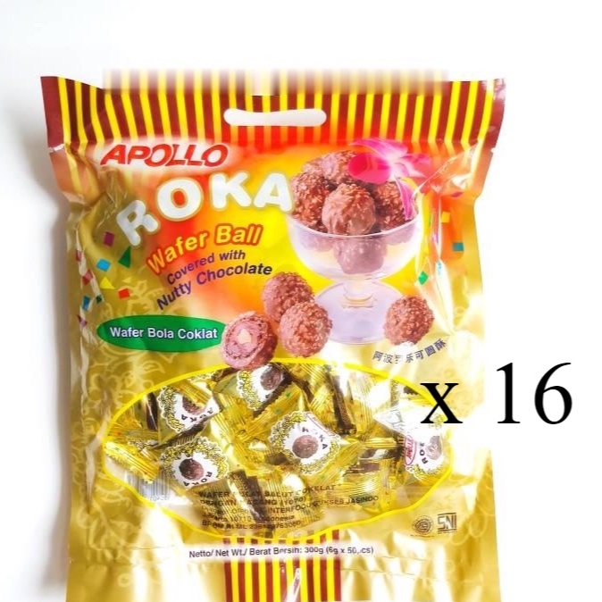 

Apollo Roka Wafer Ball 1 DUS isi 16 bag @300gr ORIGINAL