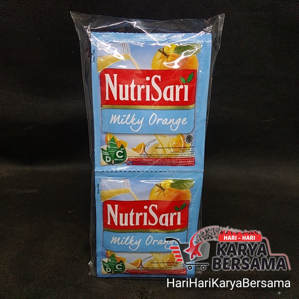 

NUTRISARI NUTRI SARI MILKY ORANGE SACHET 10'S X 11GR