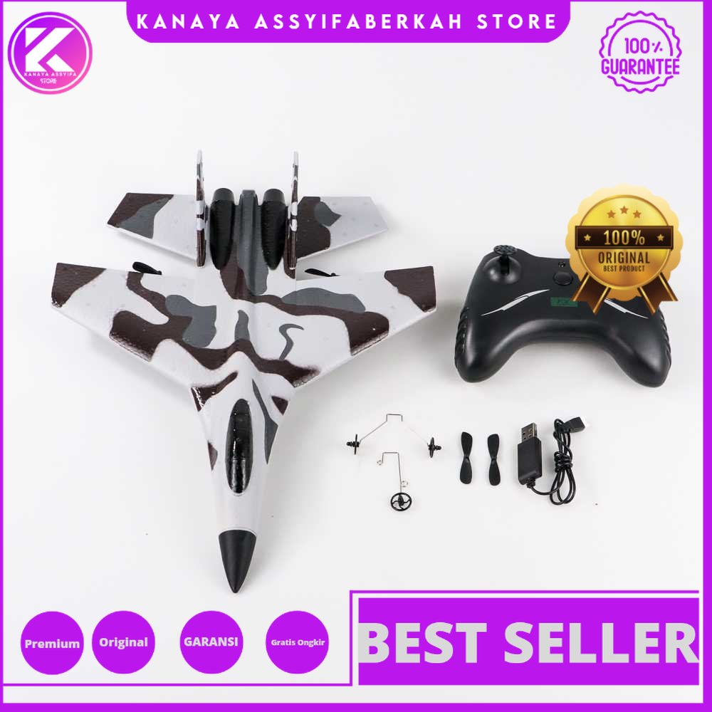 FEI XIONG Pesawat Terbang Anak Pakai Remote Control Glider Airplane Foam 2.4G RC - FX-820