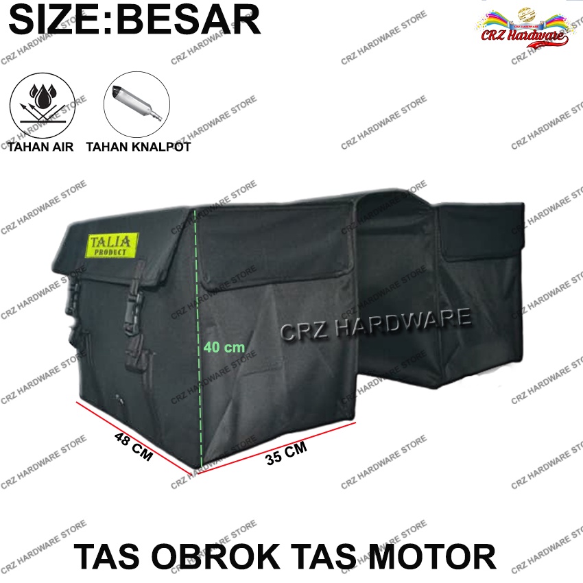 Tas obrok Tas kurir Tas Pos Tas Motor Krombong Tas Keranjang Kuat Awet THALIA