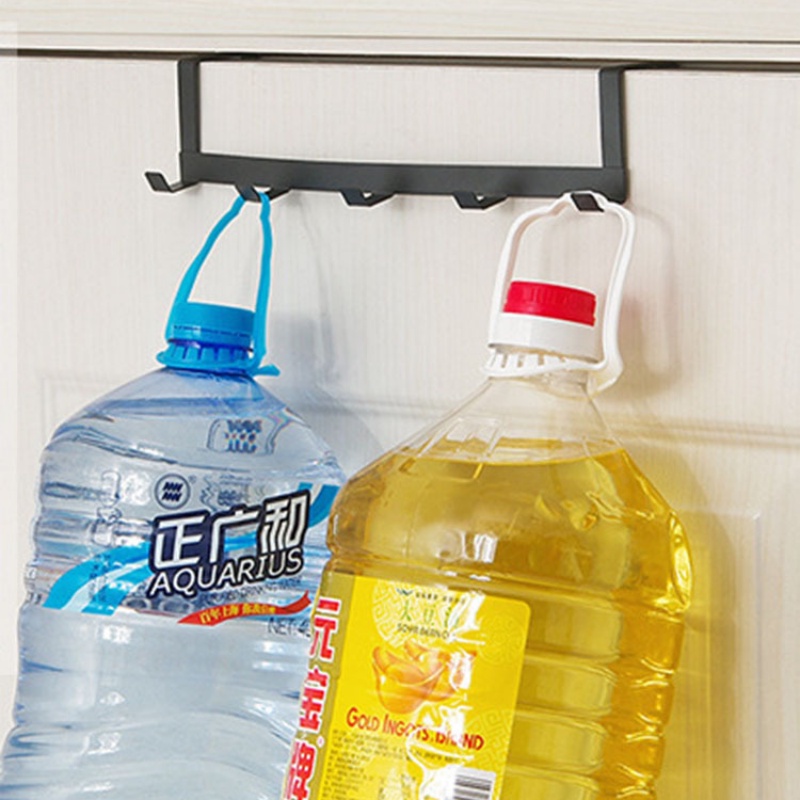 Beban Kuat Bearing Organizer Alat 5kisi S-type Metal Hook Hemat Ruang Serba Serbi Finishing Rak Cooker Kunci Gantungan Handuk Baju Topi Syal Rak Gantung Untuk Pintu Lemari Kabinet