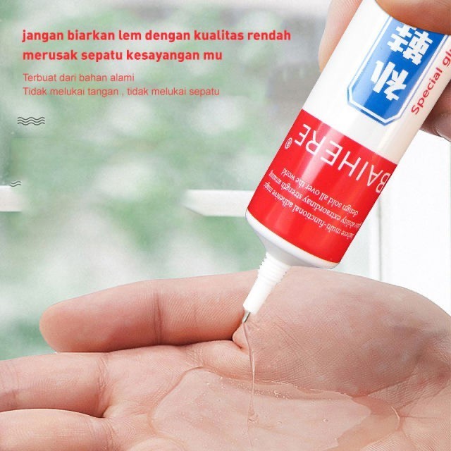 Lem Sepatu Perekat Kulit Kain Kayu Serbaguna Resin 60ml Lem Super Kuat