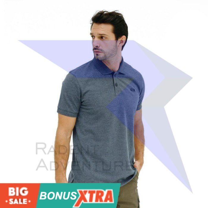 Kaos Polo EIGER1989 LEGERITY POLO SHIRT 91000 6757 Gray  Original AWET MURAH KEREN KECE