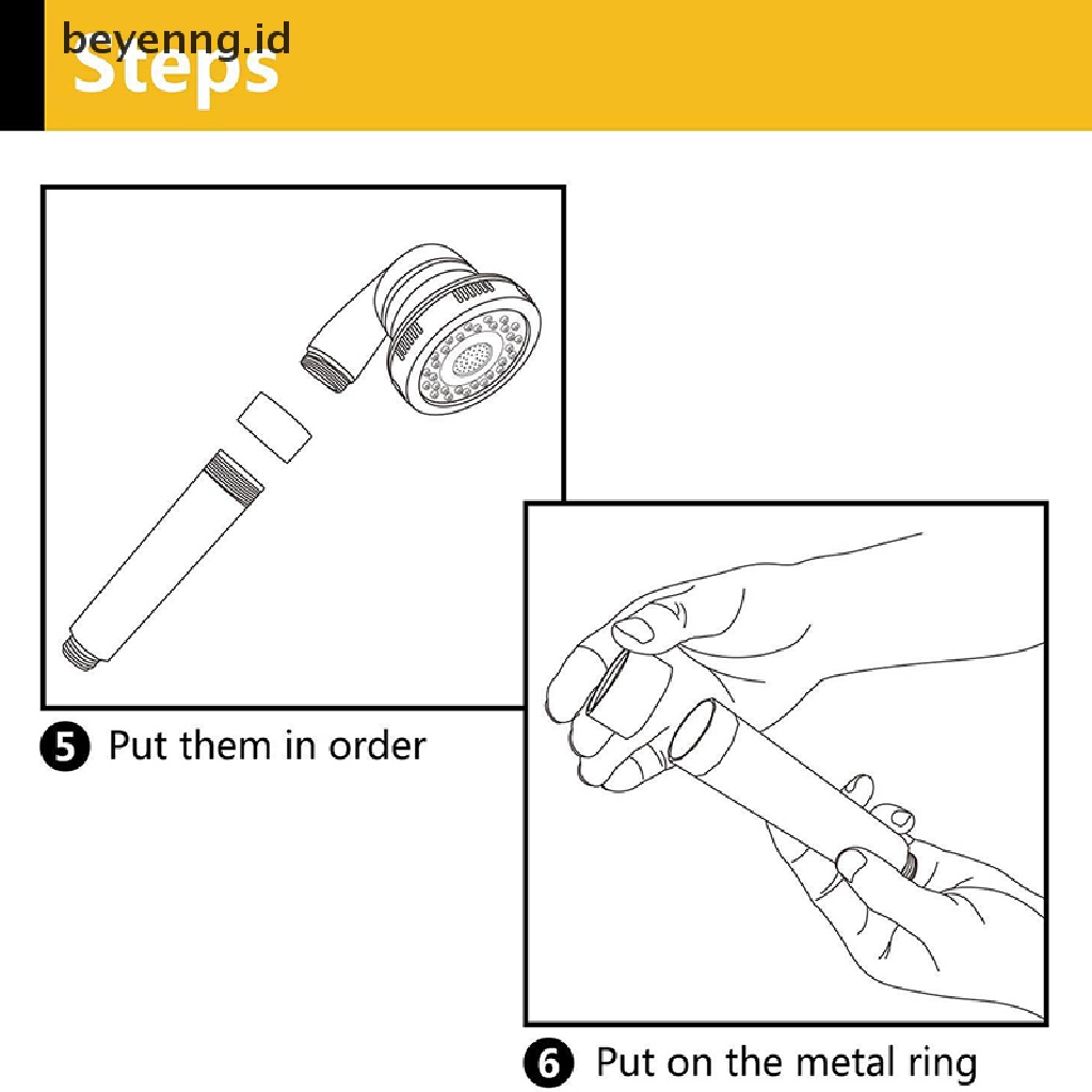 Beyen Shower Head Replacement Beads Filter Mineralized Ion Negatif Bola Keramik ID