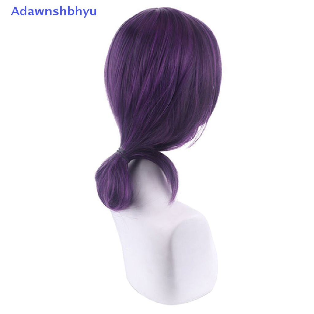 Adhyu Chain Man Reze Cosplay Wig Ungu Ponytail Rambut Sintetis Wig Cosplay Props ID