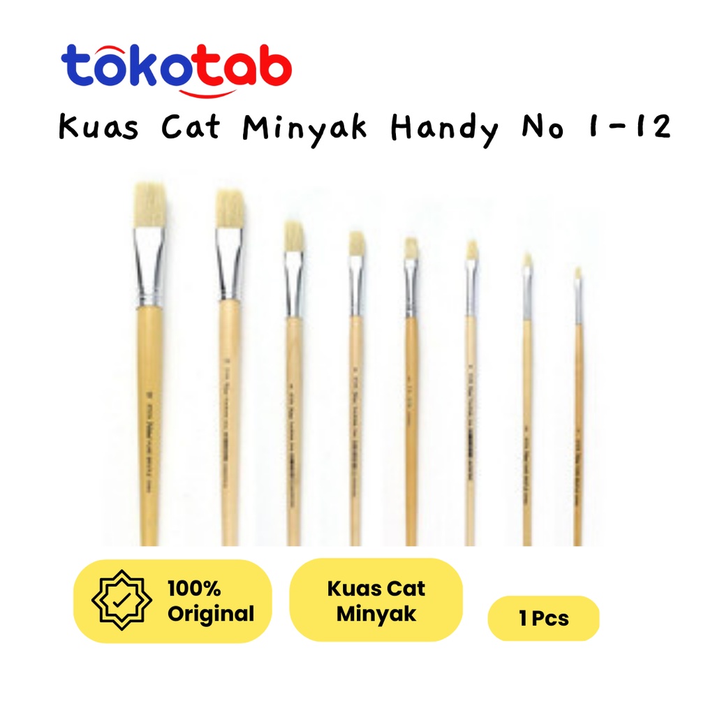 

Tokotab - Kuas Cat Minyak Handy Kuas No 1 -12