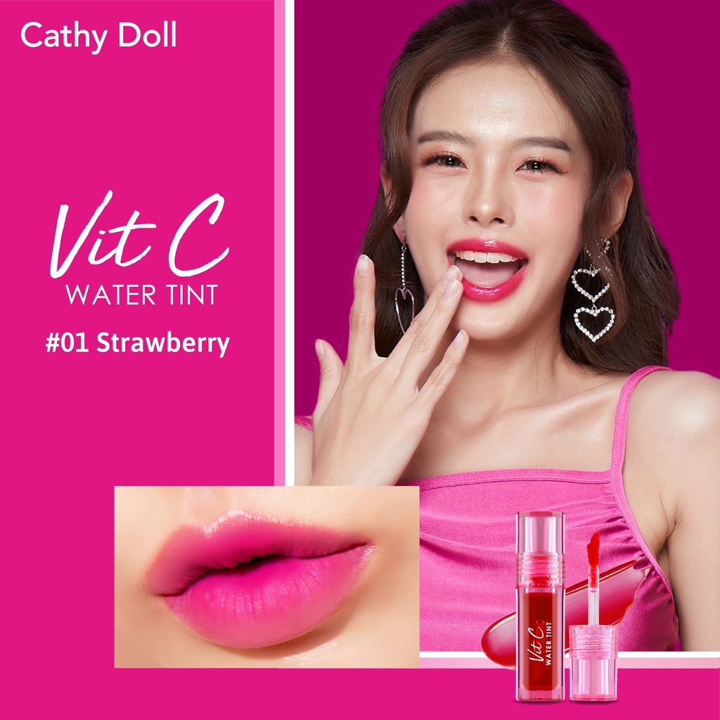 Cathy Doll Vit C Water Tint Rich Pigment