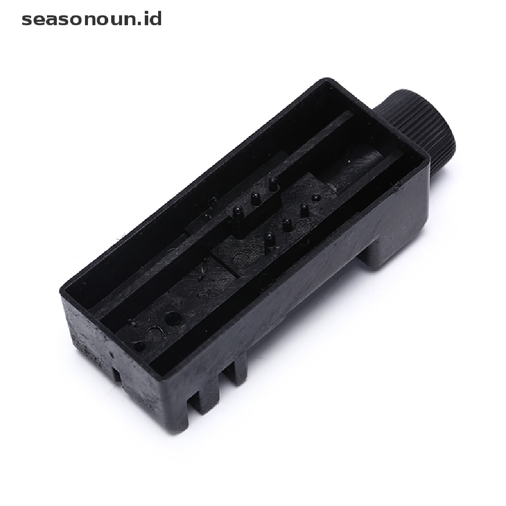 Seasonoun Watch Band Strap Bracelet Link Pin Remover Adjustable Repair Tool Kit Hitam.