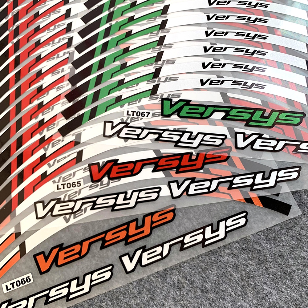 Kawasaki Versys 650 /1000/30Dimodifikasi Hub Roda Stiker Reflektif Roda Lokomotif Tren Stiker Tahan Air Tabir Surya Stiker