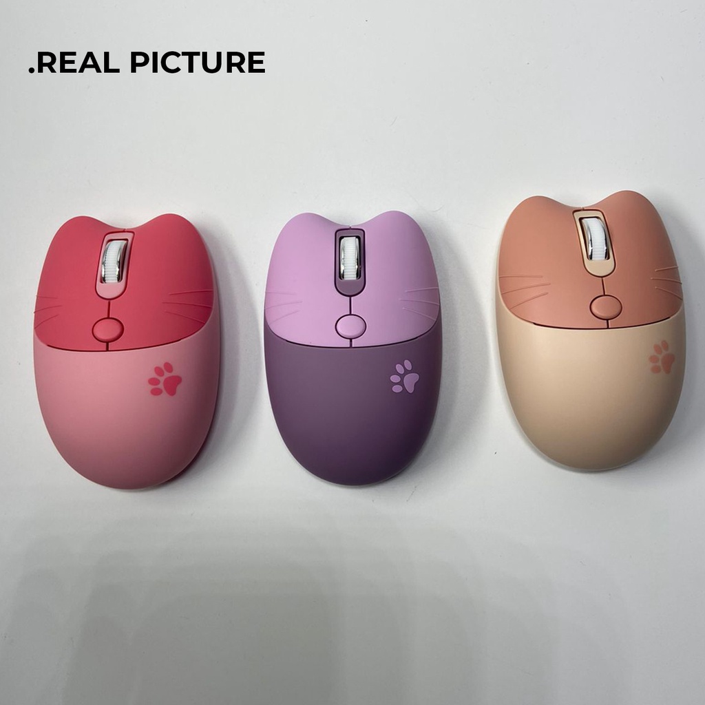 MOFii M3 Mouse Wireless 2.4G Cat Ears Design Silent Click Mouse