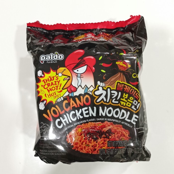 

paldo volcano chicken noodle pedas 140 gr/mie korea FM