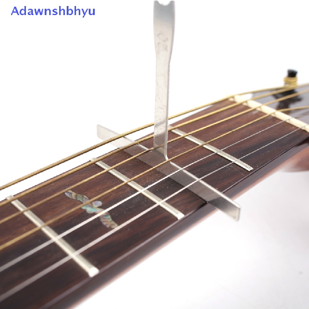 Adhyu 9pcs Understring Radius Measure Bass String Pengukur Gitar Perbaikan Mengukur Bentuk T ID